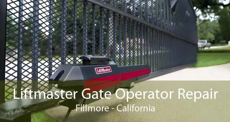 Liftmaster Gate Operator Repair Fillmore - California